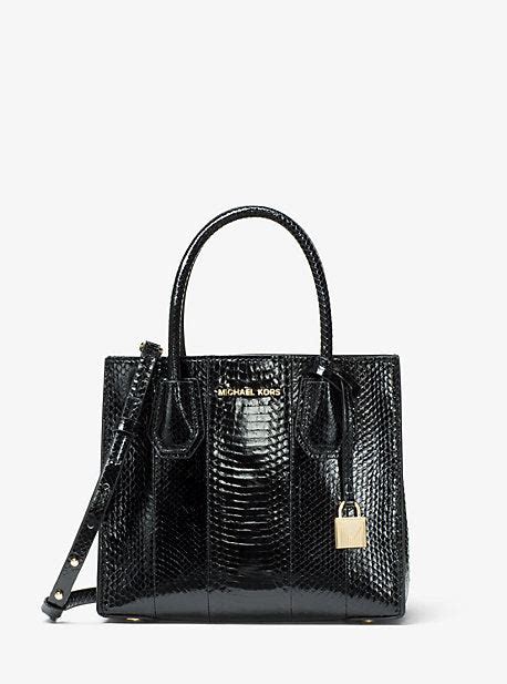 Mercer Medium Snakeskin Crossbody Bag 